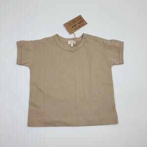 The Simple Folk Café Au Lait The Boxy Tee Size 18-24 Months
